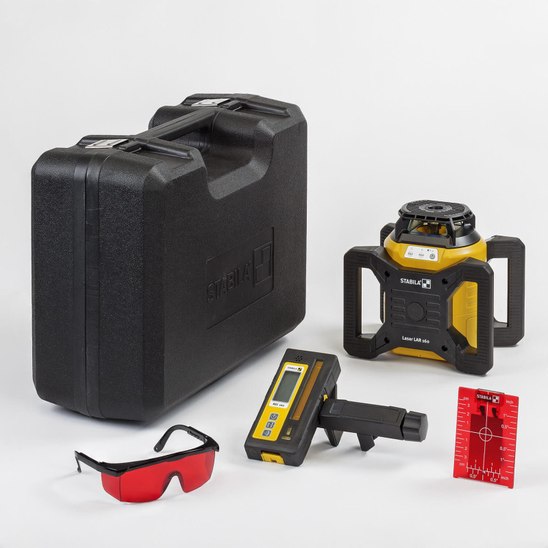 Laser obrotowy LAR 160, zestaw 5-częściowy