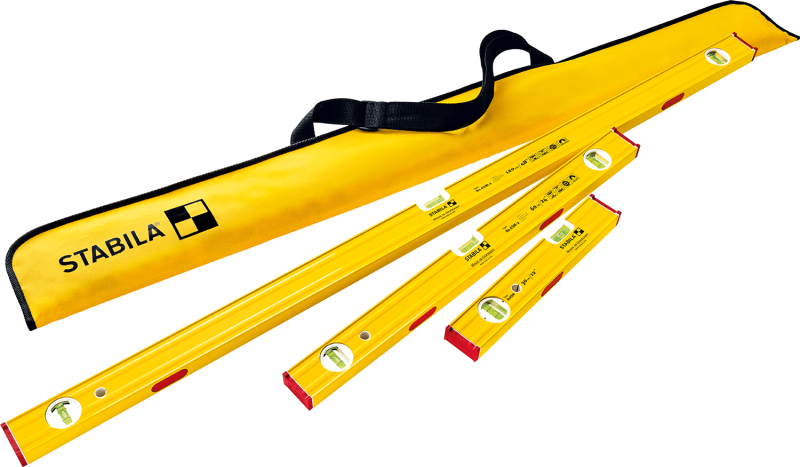 Poziomnice PRO SET 80 ASM, 120 cm / 60 cm / 30 cm / pokrowiec