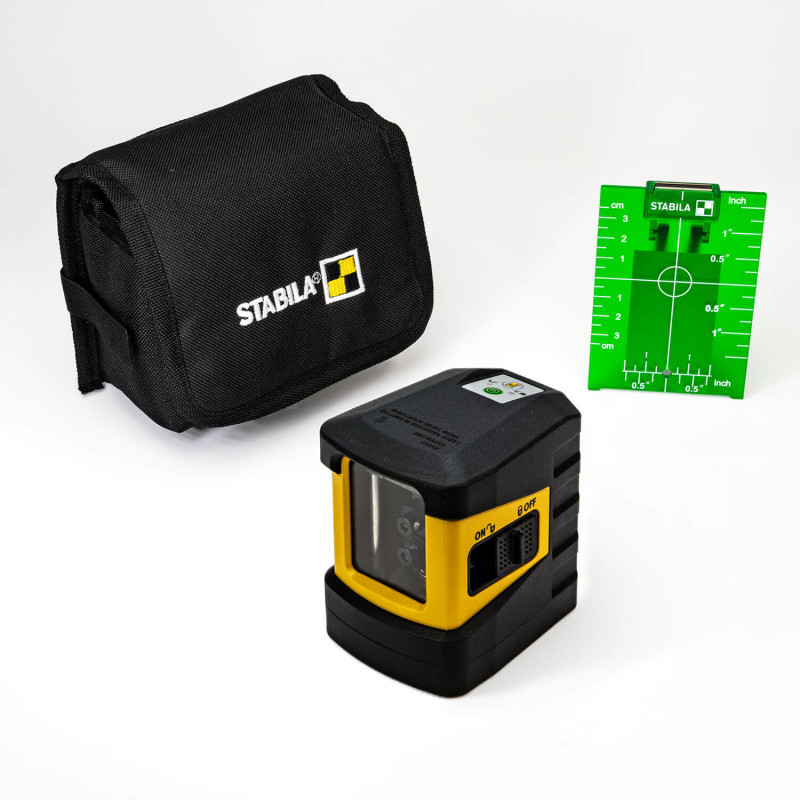Laser a linee incrociate LAX 60 G, set da 3 unità