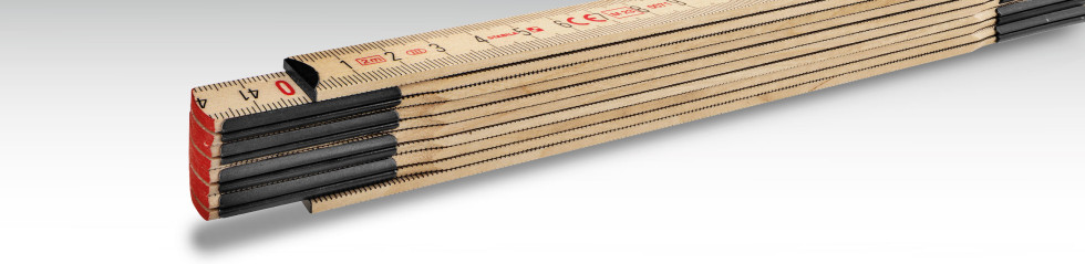 Mètre pliant en bois série 500