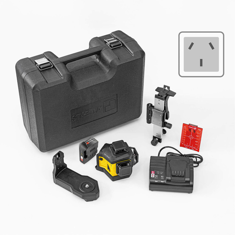 Laser multiligne LAX 600, système 12 V, kit 7 pièces, avec batterie et chargeur(AU)