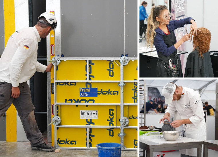Darunter Skills in STABILA nahen Gewerken wie Maurer, Schreiner, Tischler, Maler, Betonbauer, Fliesenleger oder Spengler.